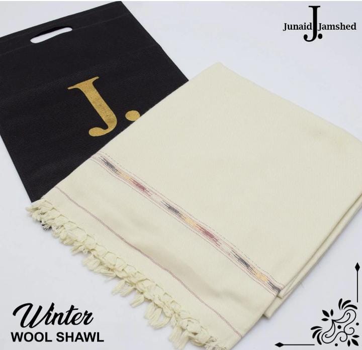 Junaid Jamshed Premium Quality Wool Shawl