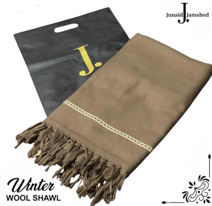 Junaid Jamshed Premium Quality Wool Shawl