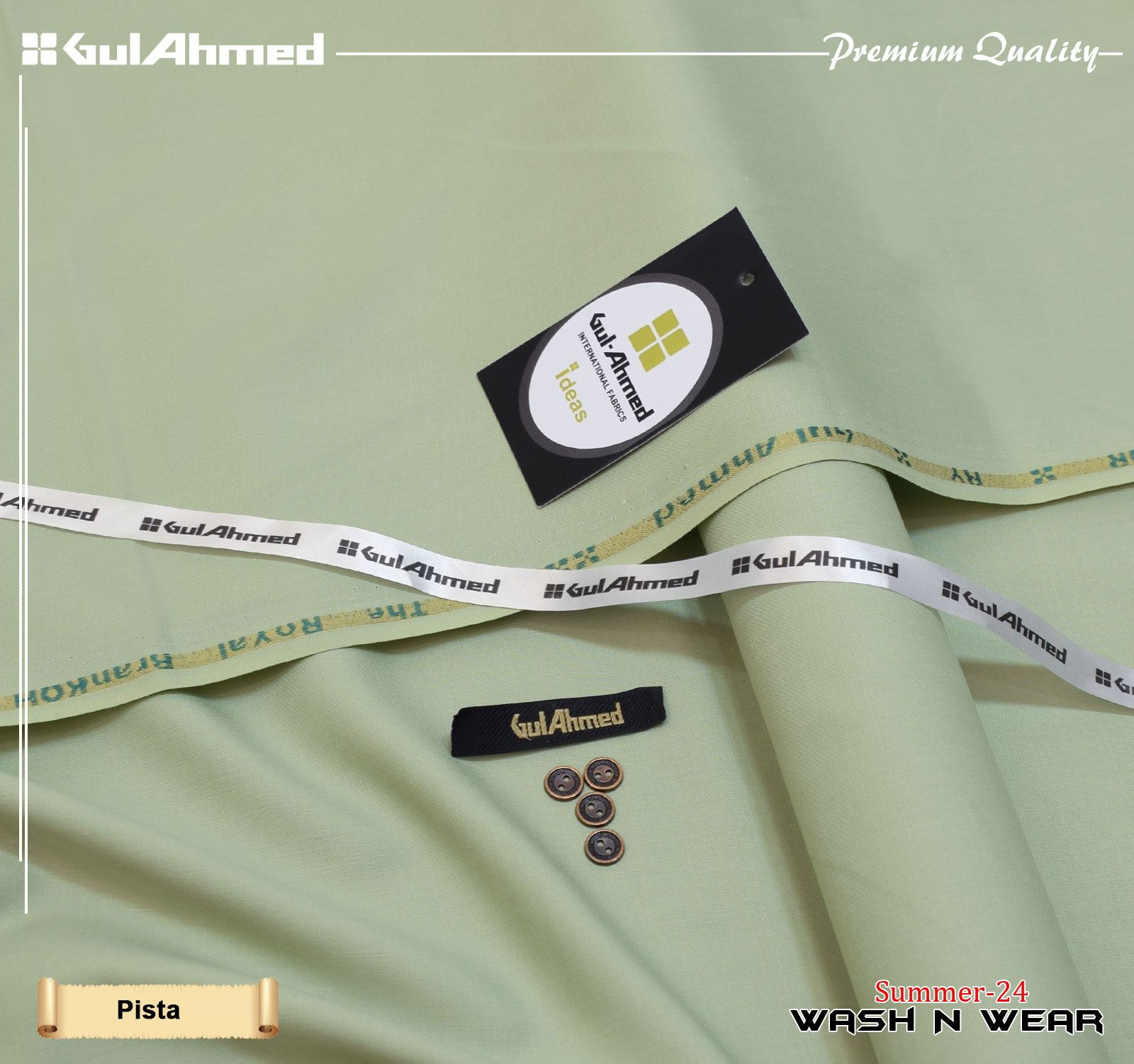 GUL AHMED Wide Range Premium Wash and wear - HA Collection