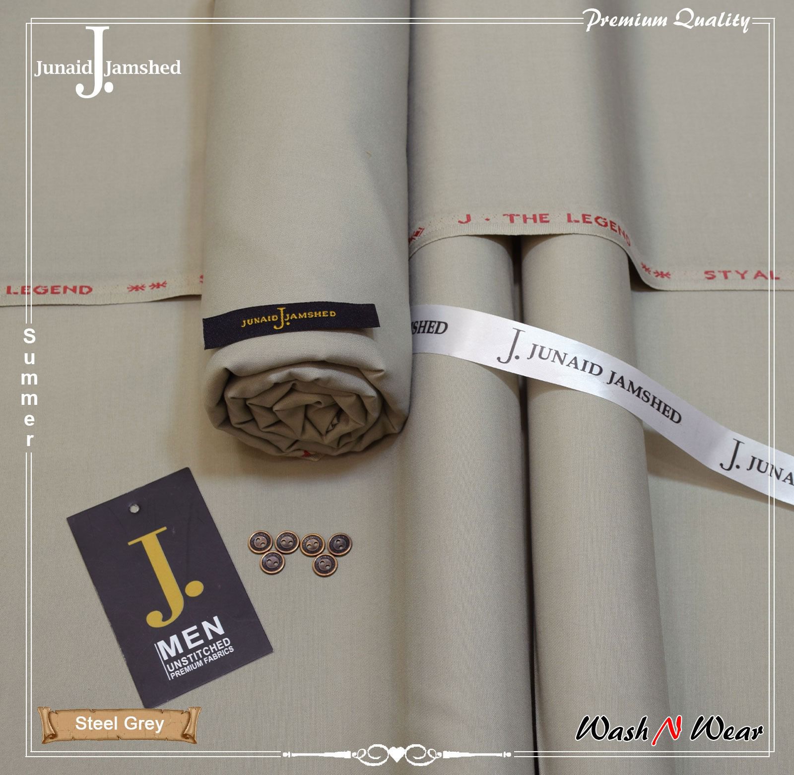 Junaid Jamshed - Premium Quality Wash and wear - HA Collection