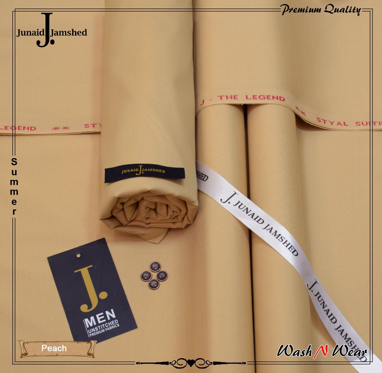 Junaid Jamshed - Premium Quality Wash and wear - HA Collection